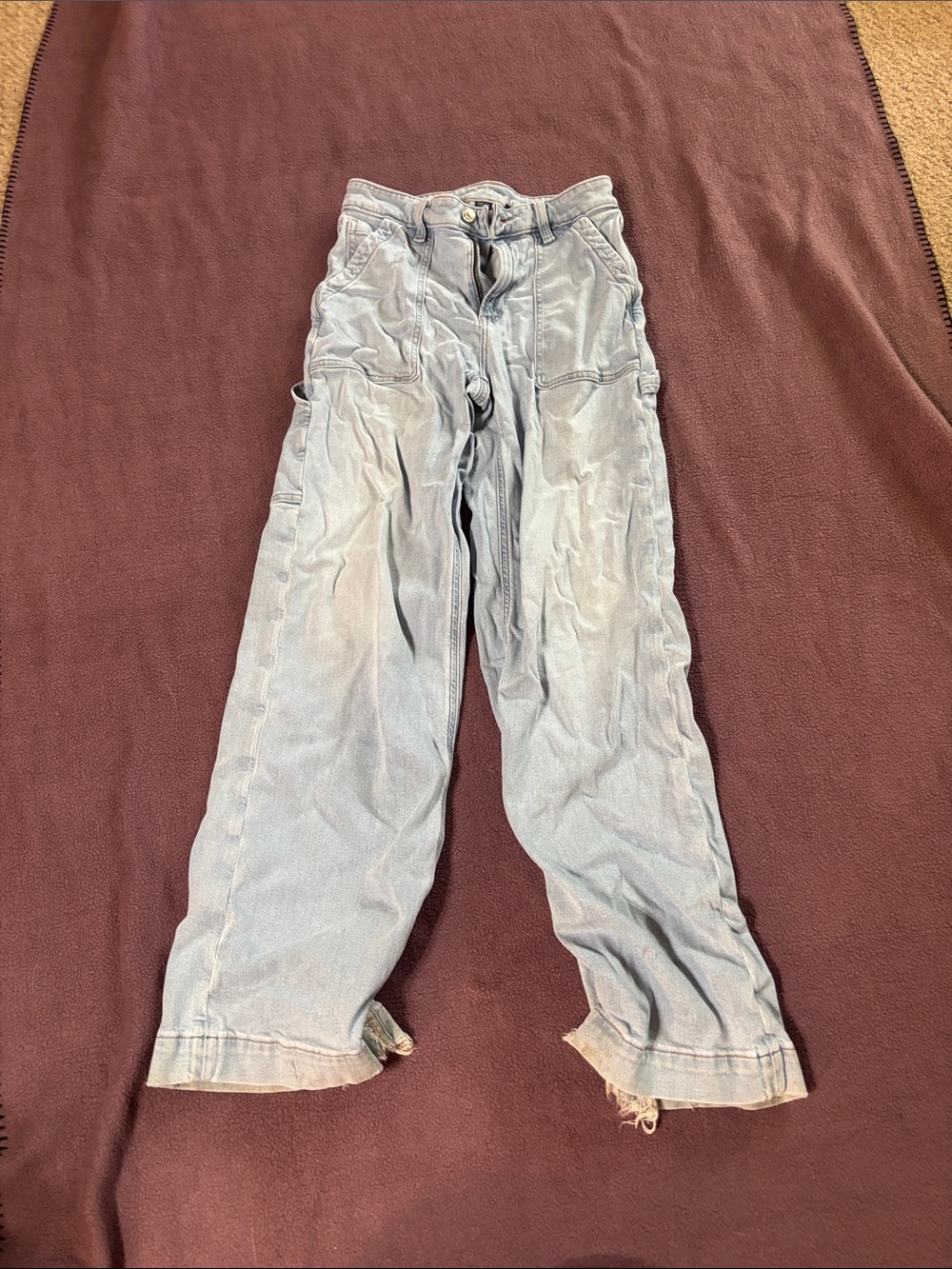 American Eagle Outfitters Light Blue Relaxed Denim Jeans